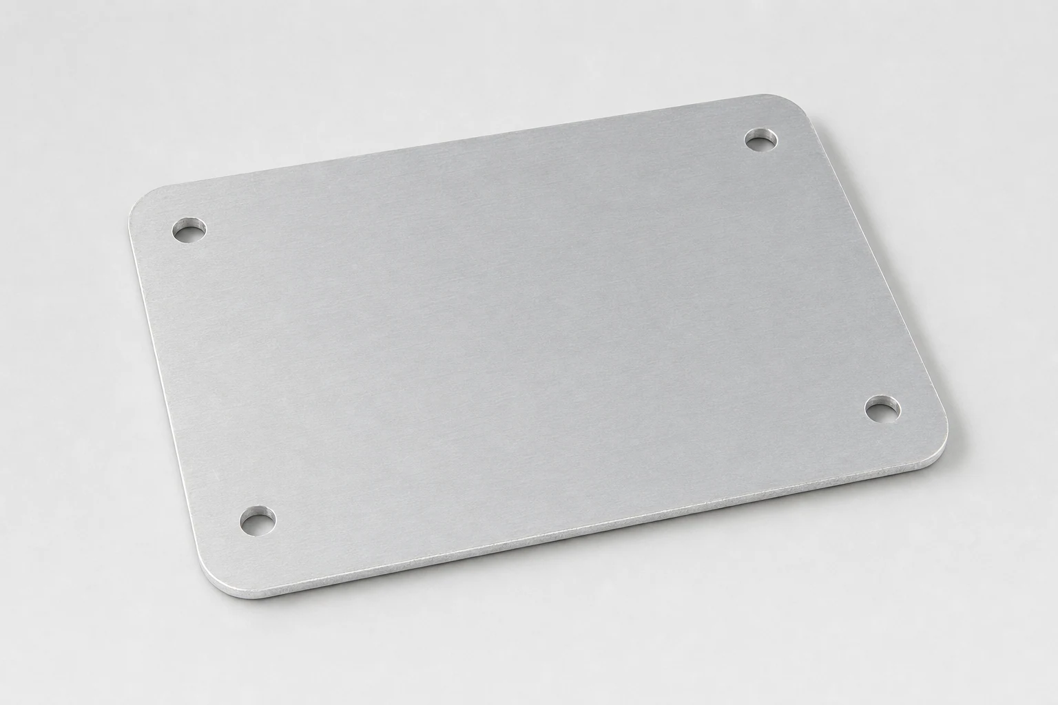 Plaque de fixation en aluminium